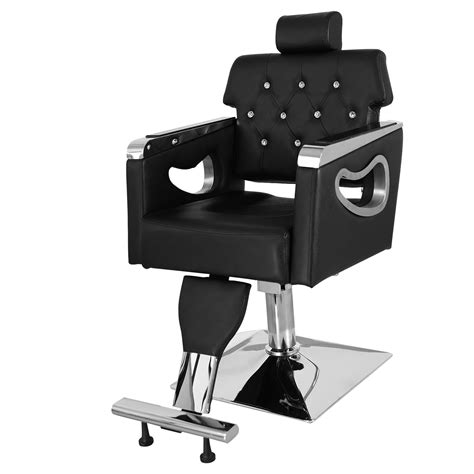 reclining salon chair with headrest|More.